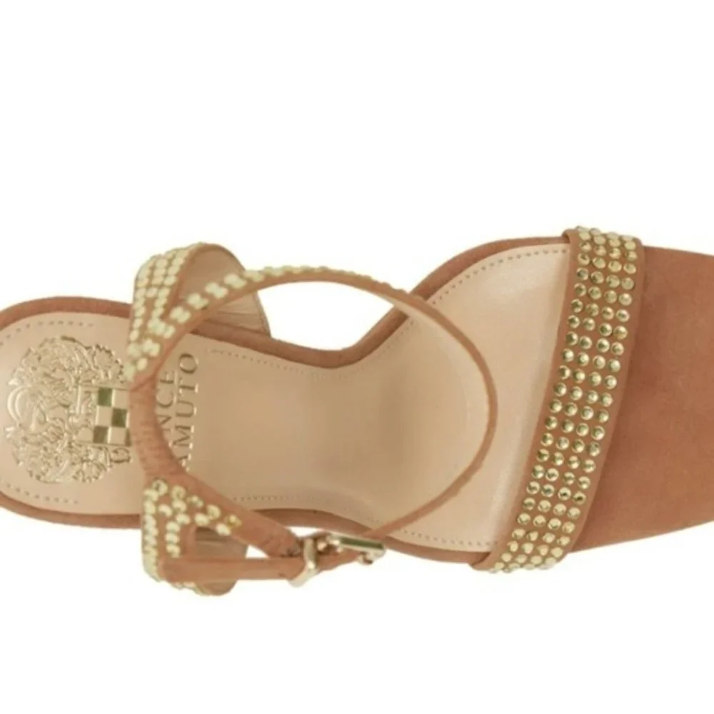 Vince Camuto Saprenda Sandal Amendoa -7.5 - Picture 4 of 8